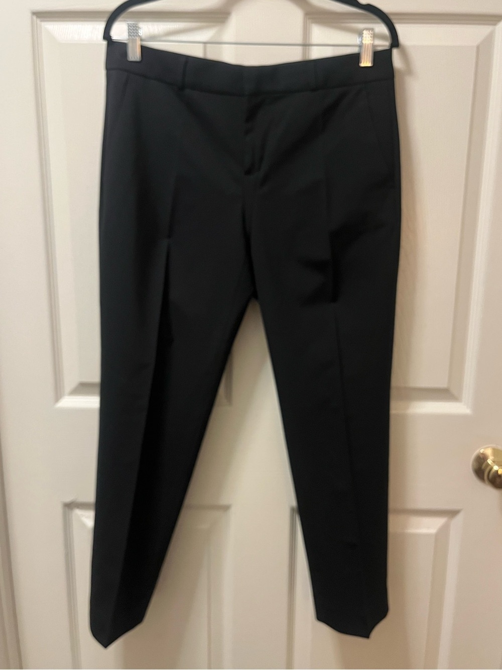 Banana Republic Avery Black Women's Dress Pants Italian Washable Wool Sz 6